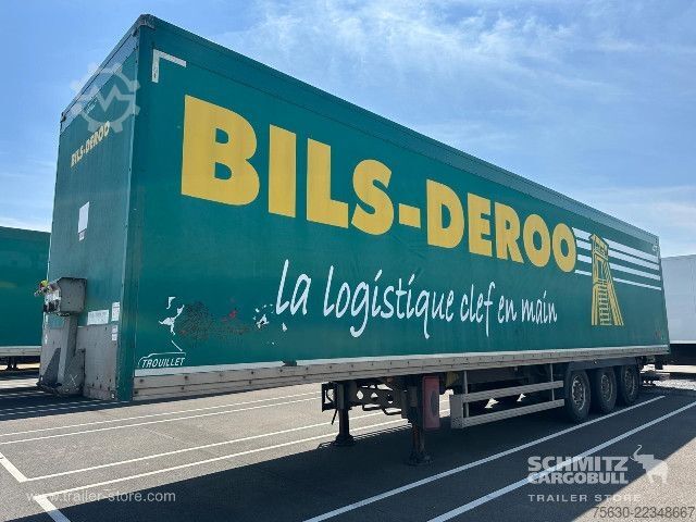 Box semitrailer Trouillet Semitrailer Dryfreight Mega Hayon