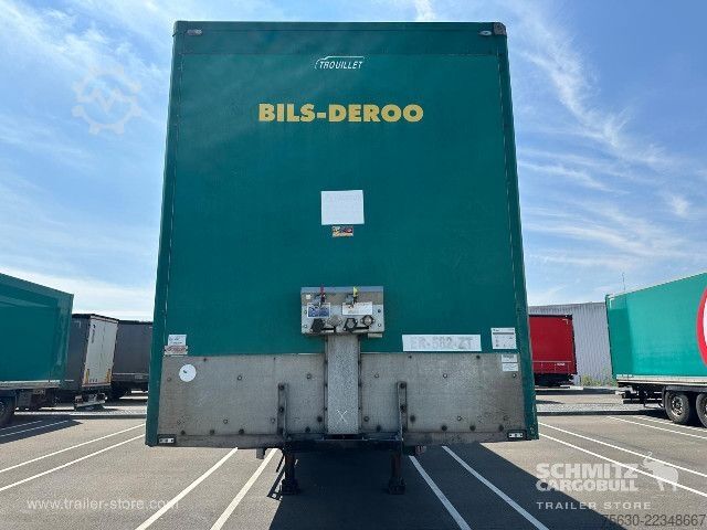 Box semitrailer Trouillet Semitrailer Dryfreight Mega Hayon