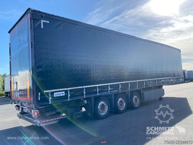 Auflieger mit Pritsche & Plane Schmitz Cargobull Semitrailer Curtainsider Mega Hayon
