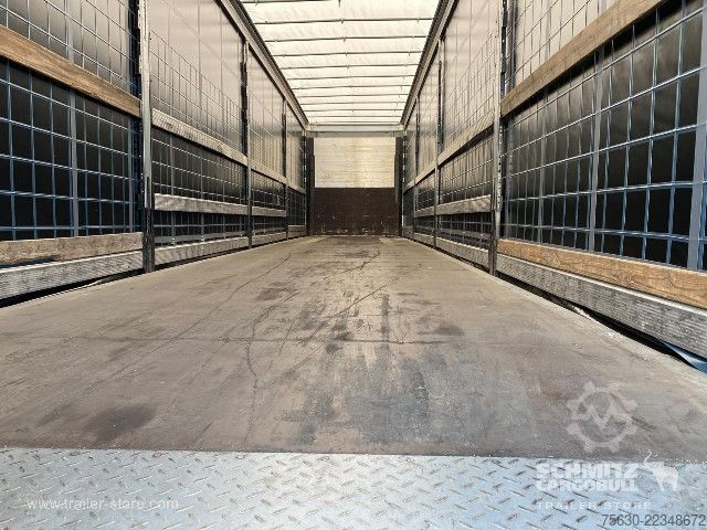 Auflieger mit Pritsche & Plane Schmitz Cargobull Semitrailer Curtainsider Mega Hayon