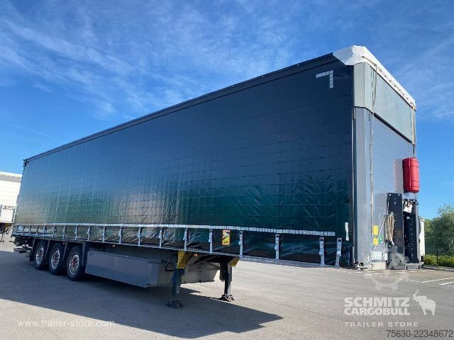 Auflieger mit Pritsche & Plane Schmitz Cargobull Semitrailer Curtainsider Mega Hayon