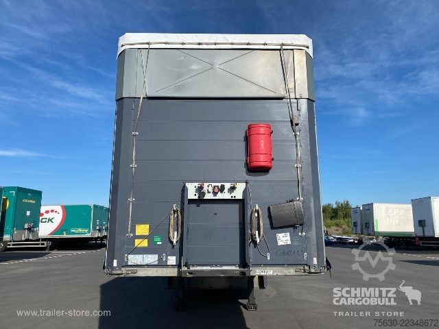 Auflieger mit Pritsche & Plane Schmitz Cargobull Semitrailer Curtainsider Mega Hayon