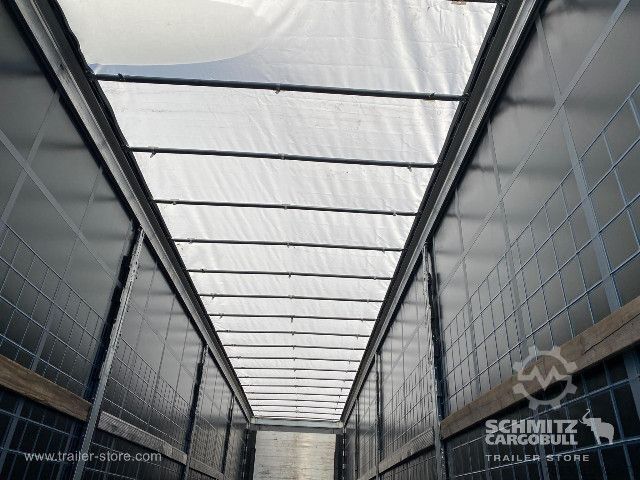 Auflieger mit Pritsche & Plane Schmitz Cargobull Semitrailer Curtainsider Mega Hayon