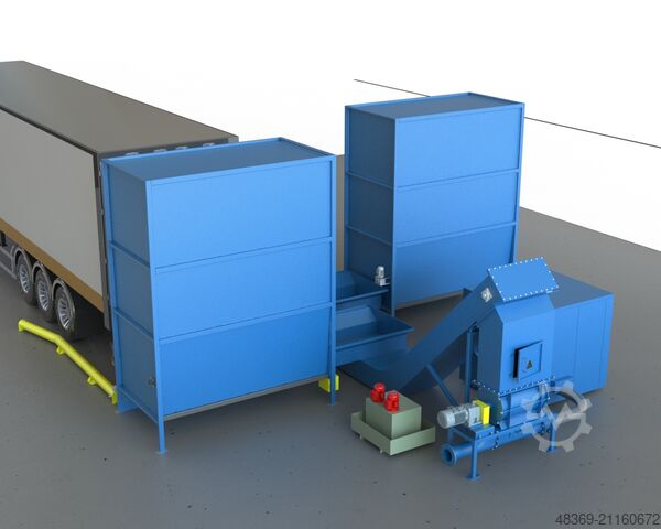 Entladesystem für Schubboden-LkW  