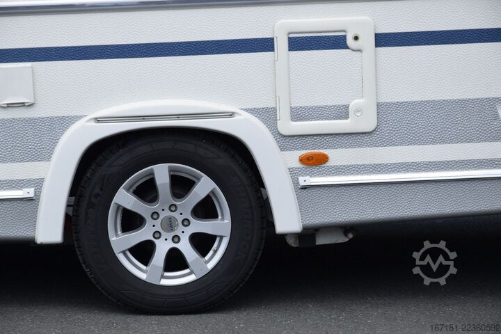 Wohnwagen FENDT Diamant 495 TG mit Mover und Vorzelt