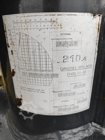 Kranarm Copma 4 extentions + 3 extentions 210.4 with flyjib /...