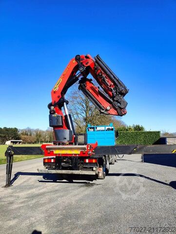 Ladepritsche Mercedes-Benz Actros 4151 V8 8x4 roofcrane / dachdecker Palfi...