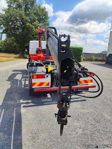 Hook arm system MAN TGM 18.290 4x2 Euro 6 + Crane Palfinger PK15500