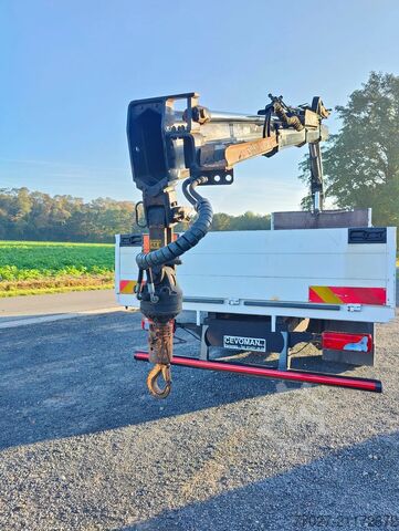 Ladepritsche MAN TGM 18.250 Open box + HIAB 166-3