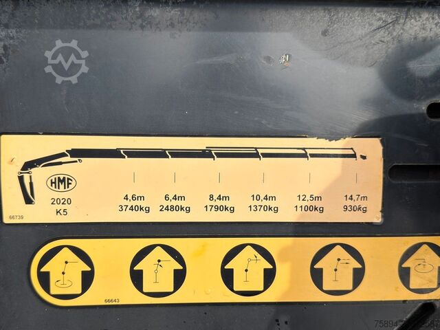 Truck mounted crane VOLVO FM 420 Kipper 6,40m *HMF 2020 K5/FUNK *8x4