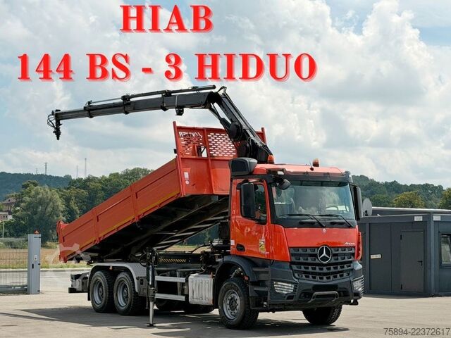 Truck mounted crane MERCEDES-BENZ AROCS 2640 *HIAB 144 BS - 3/FUNK  + * 6x4