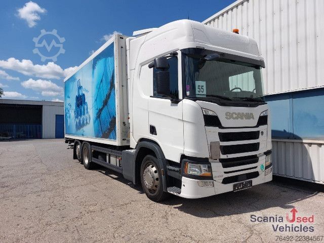 Refrigerated truck Scania R 410 B6x2NB Tiefkühlkoffer TK SLXi300 Ladebordwa