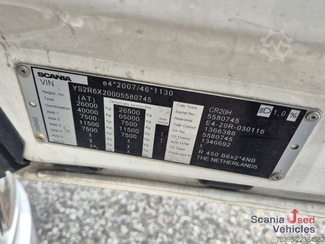 Swap body truck Scania R 450 B6x2*4NB Lenkachse Multi BDF !!