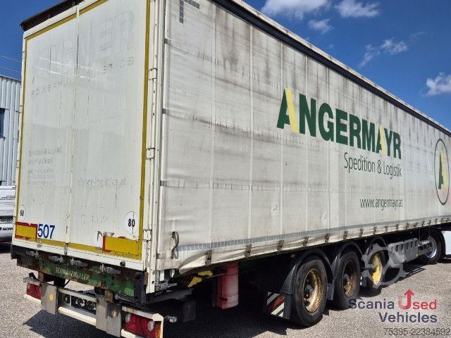 Open semitrailer Schwarzmüller J-Serie Pritsche Plane Joloda