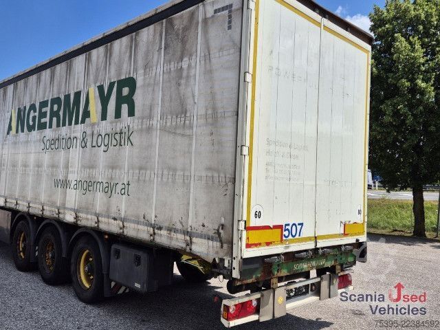 Open semitrailer Schwarzmüller J-Serie Pritsche Plane Joloda