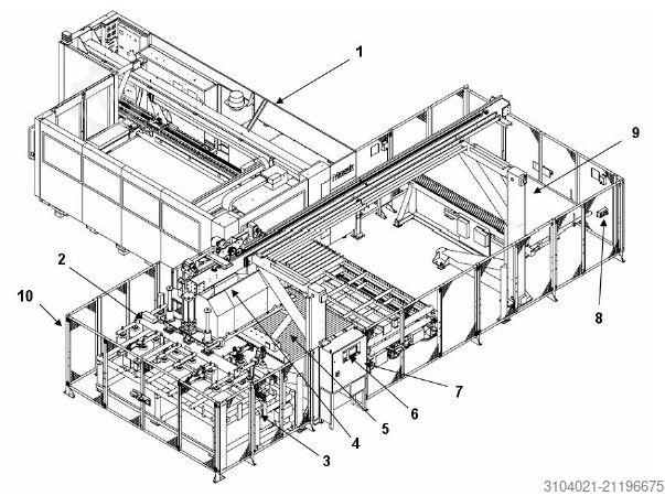Automatischer Blechzuführer Mazak EMC3015