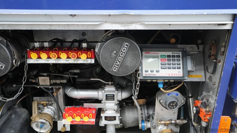 Tanker truck DIJSSEL 2 Axle adr fuel tank trailer