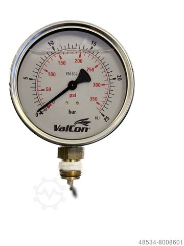 Manometer ABEL Pumpe ABEL Manometer für Kolbenmembranpumpen