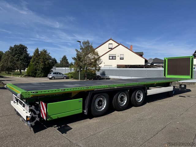 SD platform, steering axle, lift axle, stakes Krone SD Plateau, Lenkachse, Liftachse, Rungen
