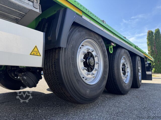 SD platform, steering axle, lift axle, stakes Krone SD Plateau, Lenkachse, Liftachse, Rungen