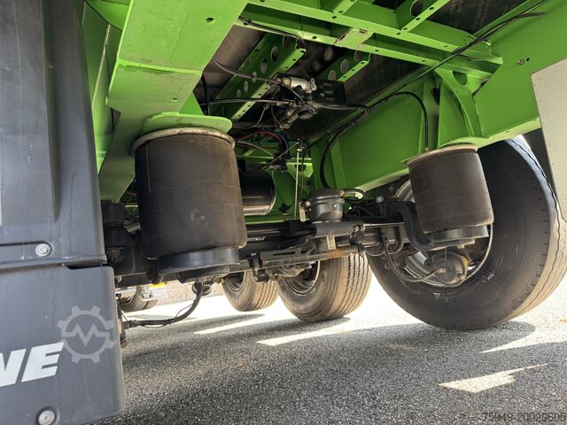 SD platform, steering axle, lift axle, stakes Krone SD Plateau, Lenkachse, Liftachse, Rungen