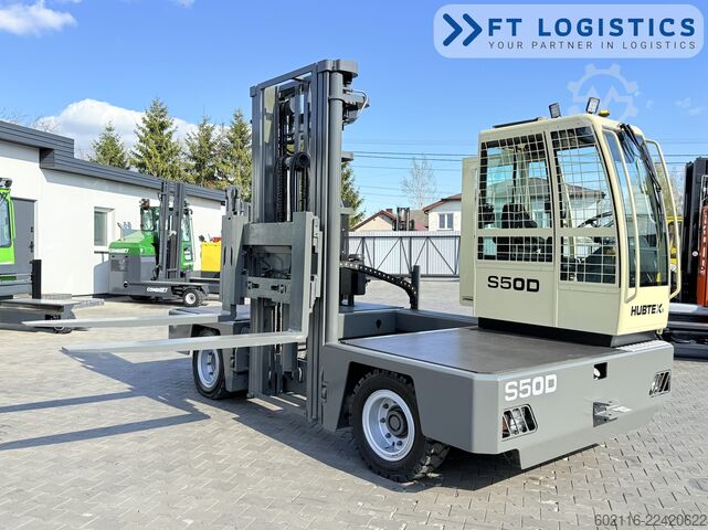 Seitenstapler Hubtex S50D TRIPLEX 6300 FREE-LIFT PLATFORM1600