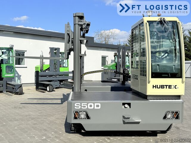 Seitenstapler Hubtex S50D TRIPLEX 6300 FREE-LIFT PLATFORM1600
