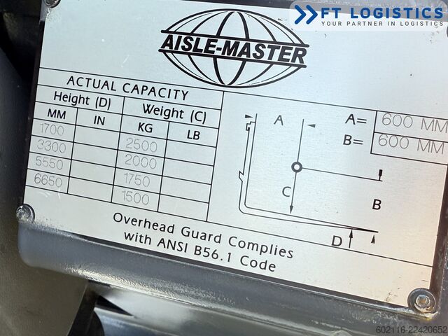Schmalgangstapler Combilift AISLE MASTER 25WE TRIPLEX 6650MM