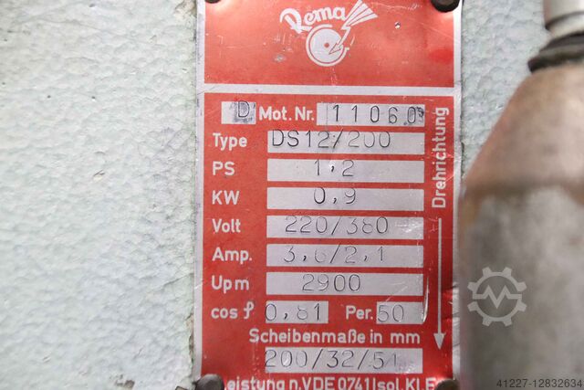 Doppelschleifbock Rema DS 12/200