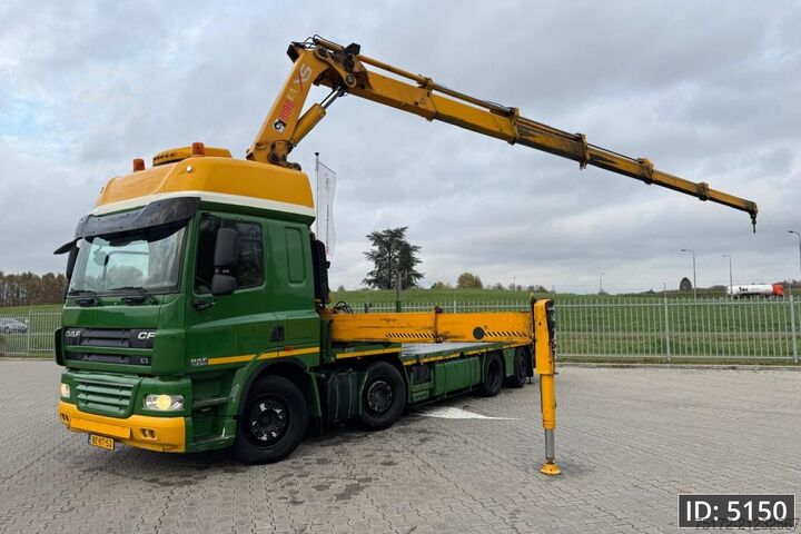 Kranwagen DAF CF 85.410 SC, Euro 5, 8x2 / Hiab 422 EP5 + Radi...