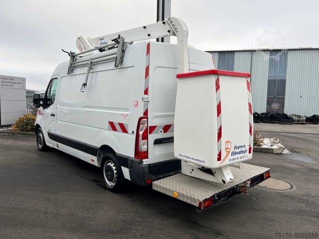 Working platform truck RENAULT Master 2.3 dCi / France Elevateur 121FT, 12m