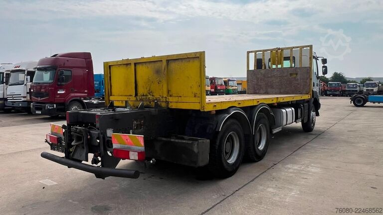 Plattformanhänger Renault Kerax 450 DXI (BOITE MANUELLE / 6X4 / LAMES / R...