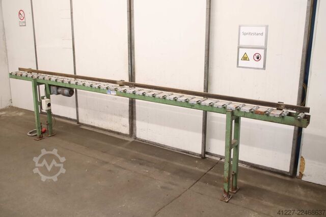 Rollenbahn angetrieben 3,75 bis 70,2 m/min FN Friedrich Niemenn 140 x 4400 mm