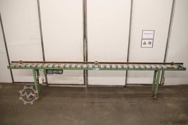Rollenbahn angetrieben 3,75 bis 70,2 m/min FN Friedrich Niemenn 140 x 4400 mm