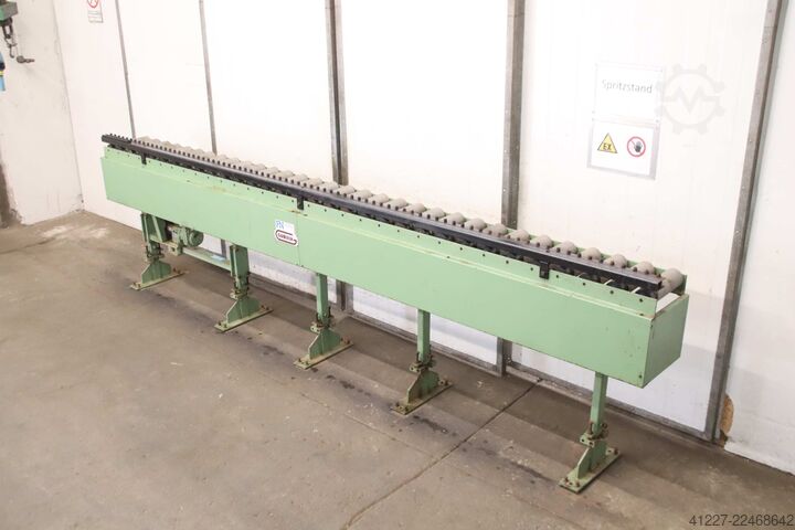 Rollenbahn angetrieben 9 bis 45 m/min Gubisch RF 4.0  250 x 4000 mm