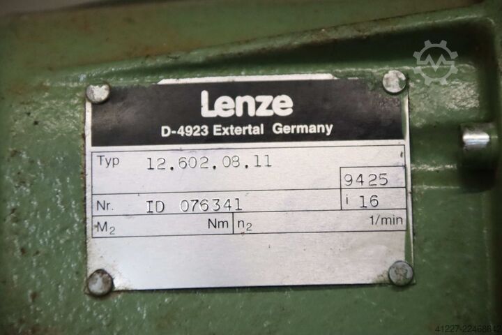 Rollenbahn angetrieben 9 bis 45 m/min Gubisch RF 4.0  250 x 4000 mm