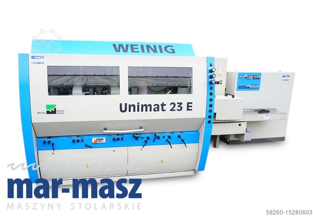 Vier-Seiten-Hobelmaschine WEINIG UNIMAT 23 E na 6 głowic