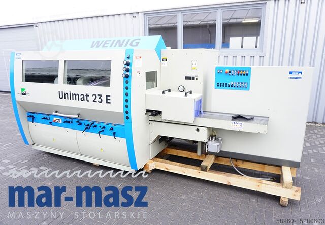 Vier-Seiten-Hobelmaschine WEINIG UNIMAT 23 E na 6 głowic