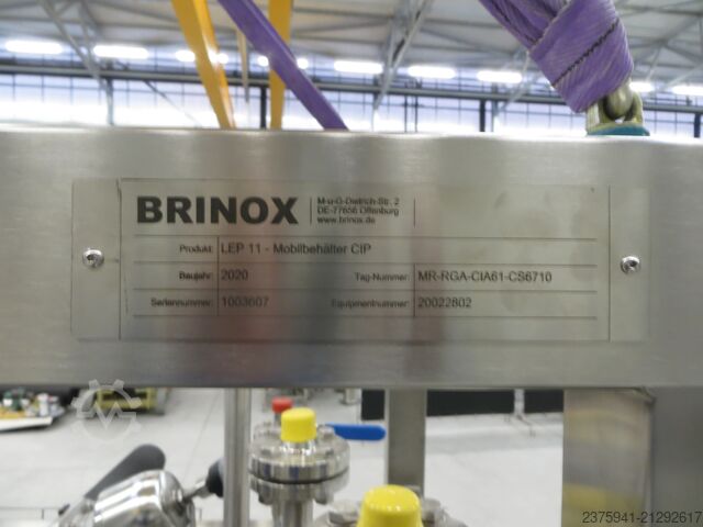 Pharma CIP-Skid 1.4435 GMP Brinox LEP 11 CS6710 Paket 1