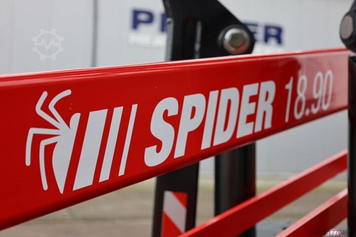 Gelenkteleskoparbeitsbühne Platform Basket Spider 18.90 PRO CE Declaration, Valid inspection,