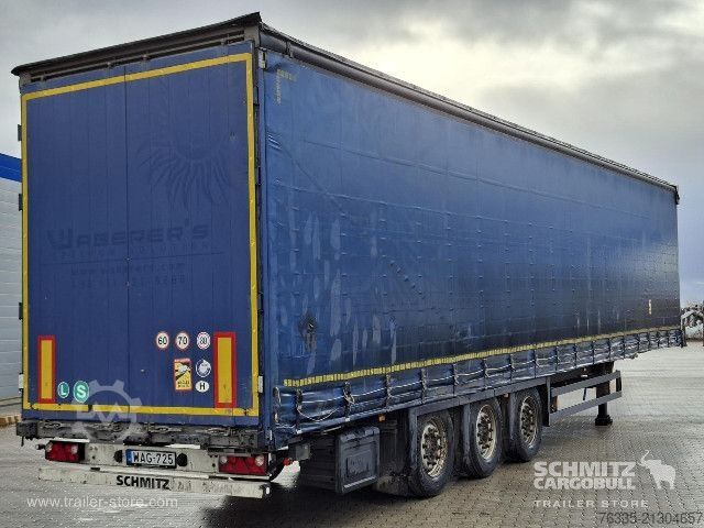 Auflieger mit Pritsche & Plane Schmitz Cargobull Curtainsider Mega