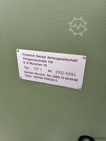 Tool milling machine DECKEL FP-1