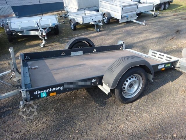 Motorcycle trailer UNSINN FZ-TECHNIK UA 2615-7-13 Absenkanhänger 100 KMH