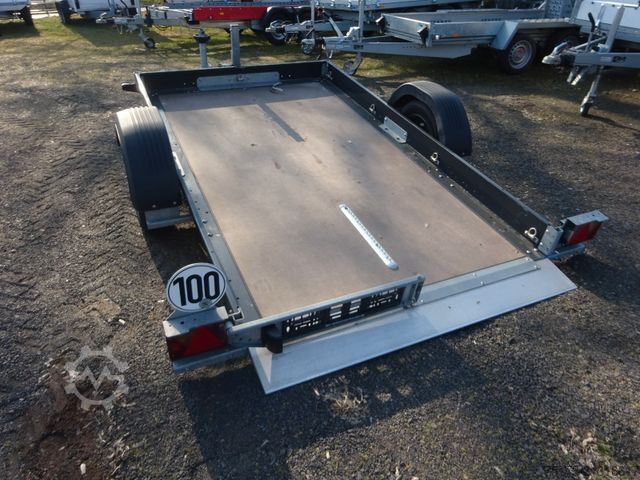 Motorcycle trailer UNSINN FZ-TECHNIK UA 2615-7-13 Absenkanhänger 100 KMH