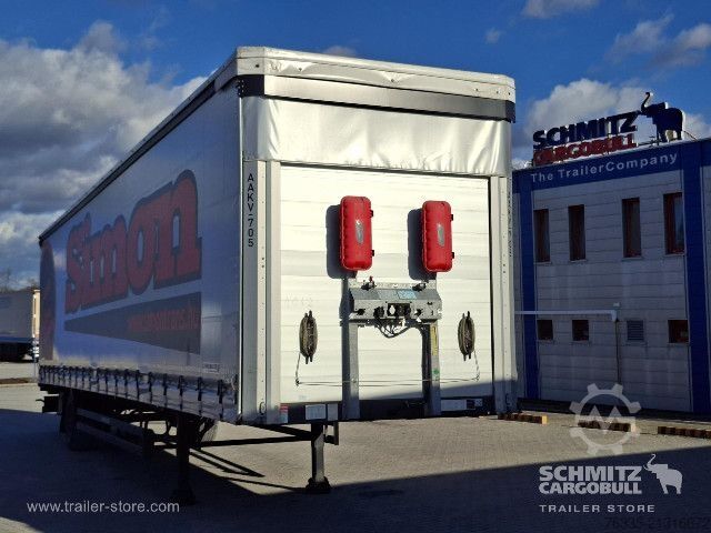 Auflieger mit Pritsche & Plane Schwarzmüller Curtainsider Standard