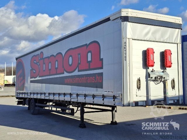 Auflieger mit Pritsche & Plane Schwarzmüller Curtainsider Standard