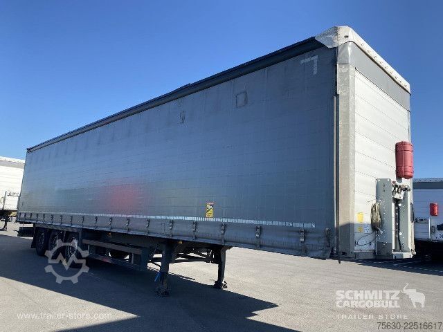 Open semitrailer with tarp Schmitz Cargobull Semitrailer Curtainsider Coil