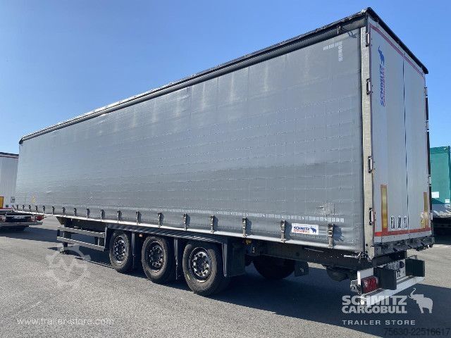Open semitrailer with tarp Schmitz Cargobull Semitrailer Curtainsider Coil