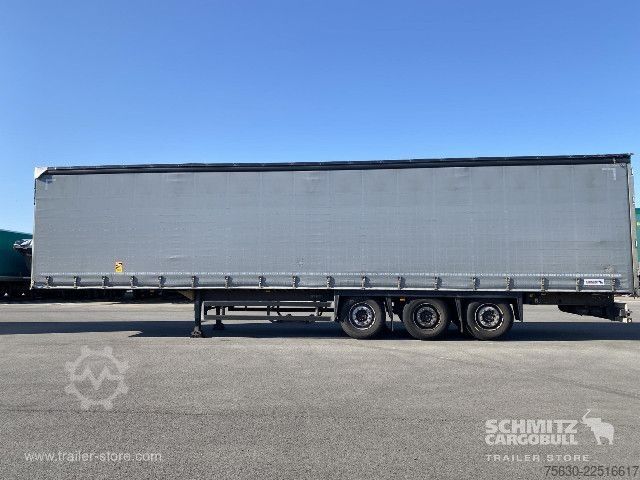 Open semitrailer with tarp Schmitz Cargobull Semitrailer Curtainsider Coil