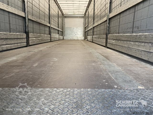 Open semitrailer with tarp Schmitz Cargobull Semitrailer Curtainsider Coil